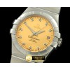 오메가 Double Eagle Midsize SS/SS Gold Diam Asian 2813 -OMG0215C