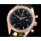 오메가 Speedmaster Moon Watch RG/LE Black Stick A7750 -OMG0357A