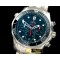 오메가 Seamaster Pro 300M Chrono SS/SS Blue A7750 -OMG0363