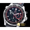 오메가 Seamaster Chrono America Cup SS/RU Blk/Red BP A7750 -OMG0503