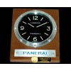 파네라이 Pam 255 Style Wall Clock Black/Cherry Finish Swiss Qtz -PACC056