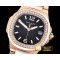파텍필립 Nautilus 7010 Ladies RG/RG Diams BlackSwiss Qtz -PP0216B