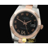 롤렉스 SS/RG Oyster Fluted Black Roman Asian Eta 28362 -R2DJ0186B