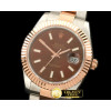 롤렉스 SS/RG Oyster Fluted Brown Sticks Asian Eta 28362 -R2DJ0188G