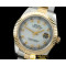 롤렉스 SS/YG Oyster Fluted MWhite Diam Asian Eta 28362 -R2DJ0191H