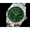 롤렉스 SS/SS Oyster Green Roman/Diam 2836 -RDJ0252B