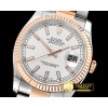 롤렉스 DJ 36mm Oyst Flt RG/SS White Thick Lume BP A3135 Mod -RDJ0291B