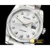 롤렉스 DJ 36mm Oyst Fluted 904L SS/SS Silver Diam DJF A3135 -RDJ0304C