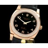 롤렉스 Ladies Cellini RG/LE/Diam Black Num Swiss Qtz -ROLCEL045E