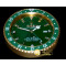 롤렉스 Dealer Clock GMT Style Green Green Swiss Quartz -ROLCLK034