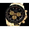 롤렉스 Daytona 116528 YG/YG Black Stk A7750 Sec@6 -ROLDYT0139B