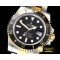 롤렉스 Submariner 116613 YG/SS Cer Bez Blk Noob Asia 2836 -ROLSUB0224A
