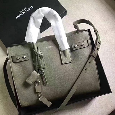 세인트 로랑 32cm-미디엄 삭 드 주르 서플 백 